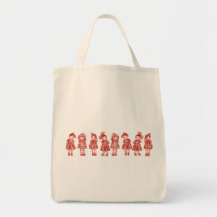Bolso De Tela Viejas muñecas de moda