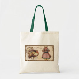 Bolso De Tela Viejo Día de Acción de Gracias Turquía