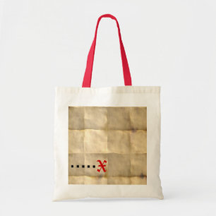 Bolso De Tela Viejo pergamino, papel del mapa del tesoro