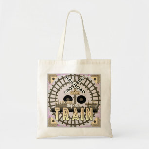 Bolso De Tela Viejo tren de ferrocarril