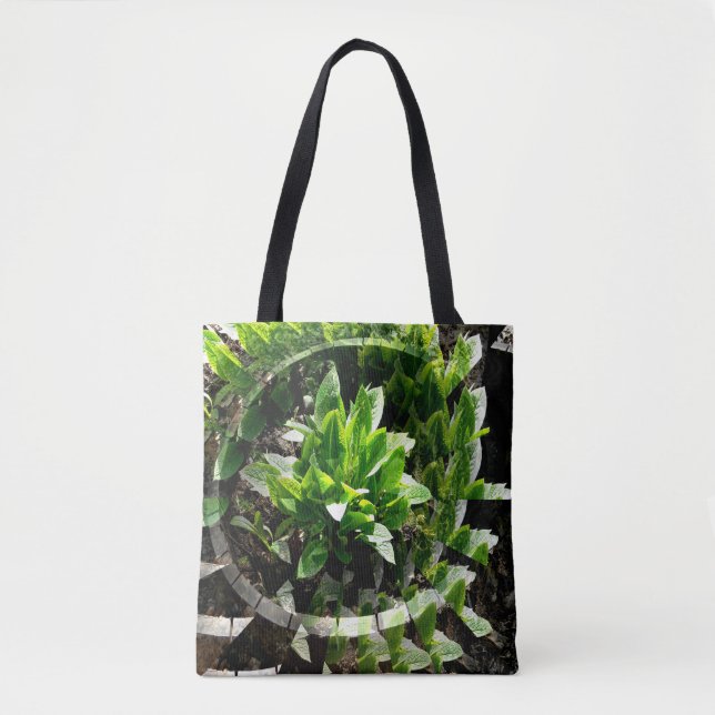 Bolso De Tela Viendo a Comfrey..... (Anverso)
