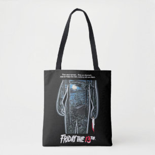 Bolso De Tela Viernes 13   Arte teatral de Silhouette Camp