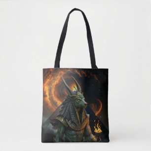 Bolso De Tela Vigilante del Más Allá – Anubis. 