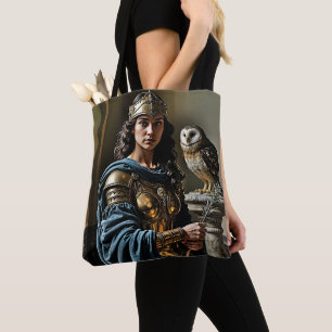 Bolso De Tela Vigilia silenciosa en Minerva - Diosa romana