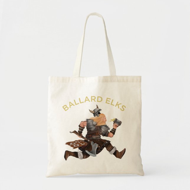 Bolso De Tela Viking De Pillaje Ballard 827 (Frente)