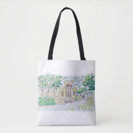 Bolso De Tela Villa Histórica Amarilla