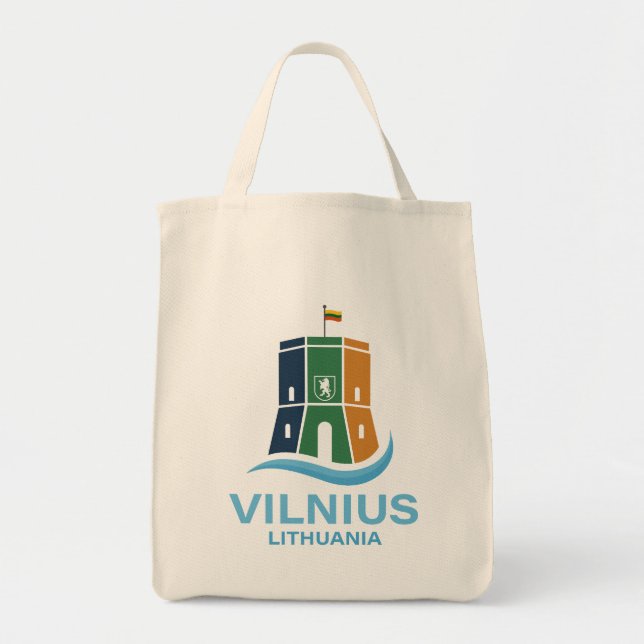 Bolso De Tela Vilna Lituania (Frente)