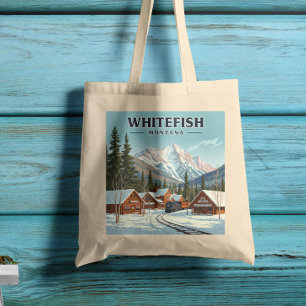 Bolso De Tela Viñage Whitefish Montana