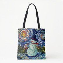 Vincent el Tote Snowman