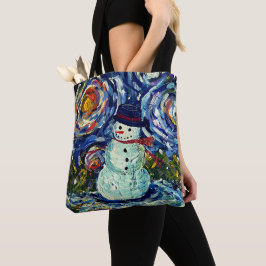 Bolso De Tela Vincent el Tote Snowman