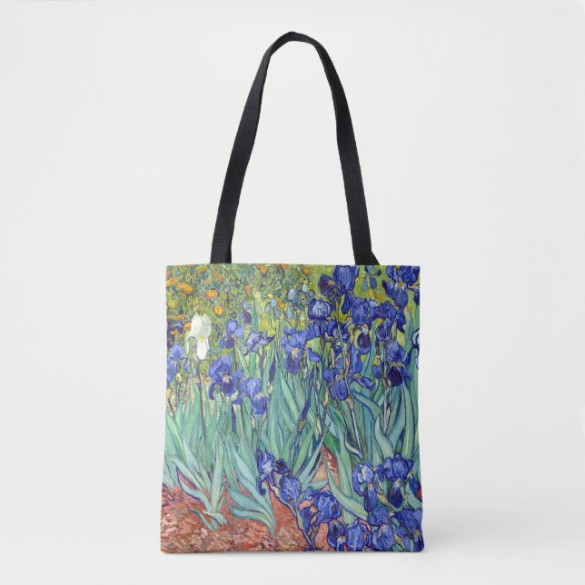 Bolso De Tela Vincent van Gogh 1898 iris (Anverso)