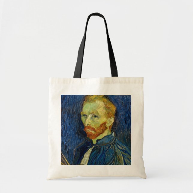 Bolso De Tela Vincent Van Gogh Autoretrato Con Paleta (Frente)