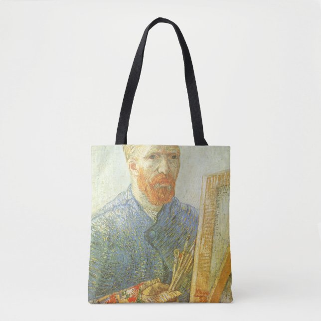 Bolso De Tela Vincent van Gogh - Autorretrato frente a Easel (Anverso)