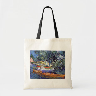 Bolso De Tela Vincent Van Gogh - Barcas de remo en las orillas d
