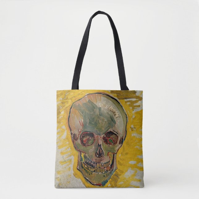 Bolso De Tela Vincent van Gogh - Calavera 1887 #2 (Anverso)