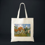Bolso De Tela Vincent van Gogh - Calle de Auvers-sur-Oise<br><div class="desc">Calle de Auvers-sur-Oise - Vincent van Gogh,  Oil on Canvas,  1890 en Auvers-sur-Oise</div>