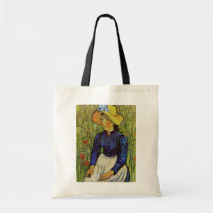 Bolso De Tela Vincent van Gogh - Campesina con sombrero de paja