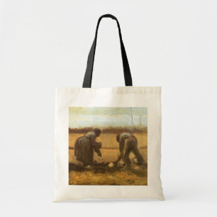Bolso De Tela Vincent van Gogh - Campesinos plantando papas