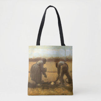Bolso De Tela Vincent van Gogh - Campesinos plantando patatas