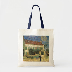 Bolso De Tela Vincent van Gogh - Casa Blanca de noche