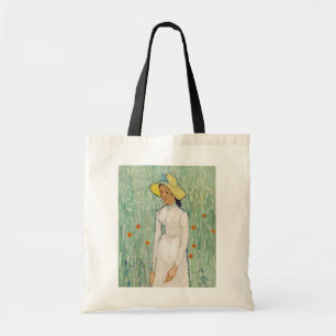Bolso De Tela Vincent van Gogh - Chica en blanco