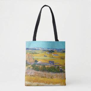 Bolso De Tela Vincent van Gogh - Cosecha en La Crau