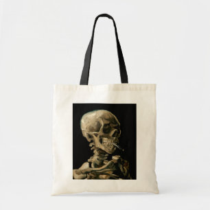 Bolso De Tela Vincent van Gogh - Cráneo con cigarrillo encendido