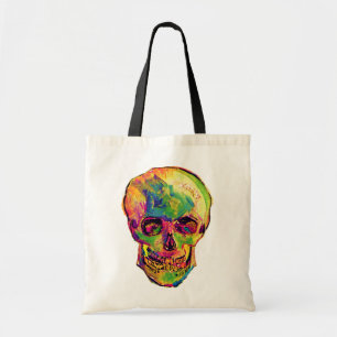 Bolso De Tela Vincent Van Gogh - Cráneo de Halloween Pop Art