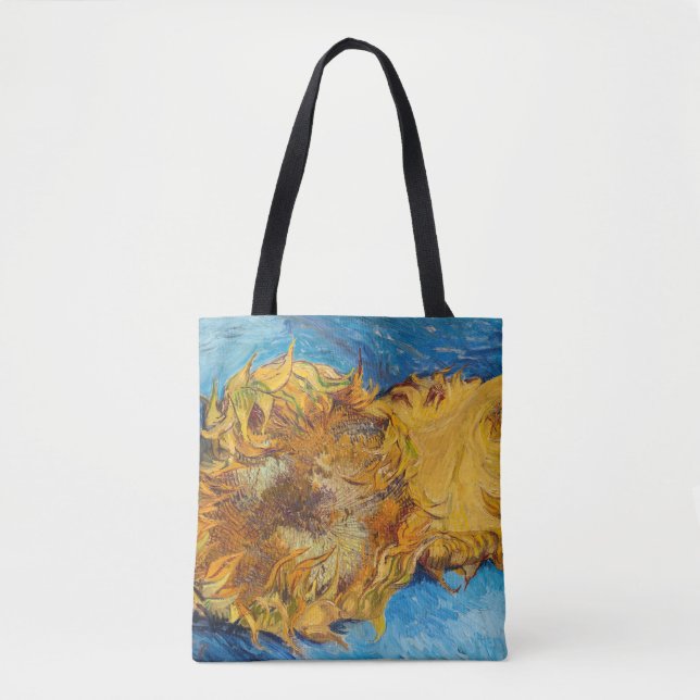 Bolso De Tela Vincent van Gogh - Dos girasoles cortados (Anverso)