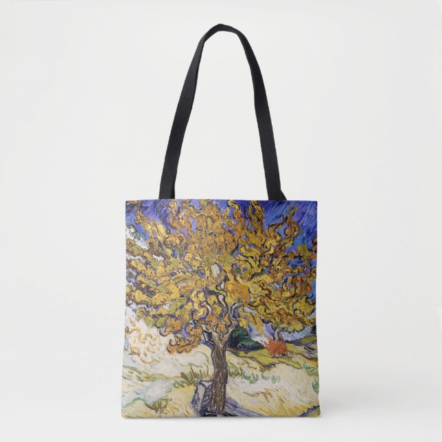 Bolso De Tela Vincent van Gogh - El árbol de las moras (Anverso)