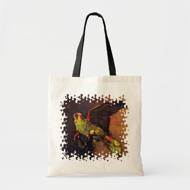 Bolso De Tela Vincent Van Gogh - El arte del amante de los pájar (Frente)