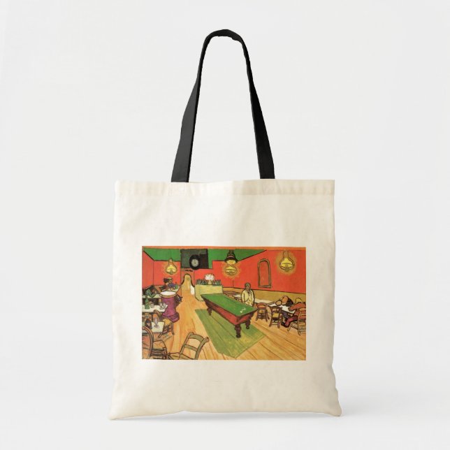 Bolso De Tela Vincent Van Gogh - El Café Nocturno En Arles (Frente)