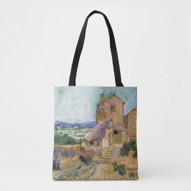 Bolso De Tela Vincent van Gogh - El viejo molino (Anverso)