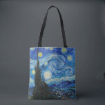 Bolso De Tela Vincent Van Gogh es la bolsita de té de la noche e<br><div class="desc">Sumérjase en la fascinante belleza de The Starry Night de Vincent Van Gogh con esta reproducción de arte de alta calidad. Poseer una historia de arte y dejar que la brillantez de la obra maestra de Van Gogh ilumine tu entorno.</div>