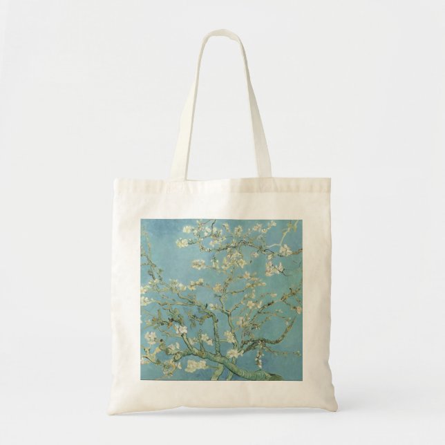 Bolso De Tela Vincent Van Gogh - Flor de almendra (Frente)