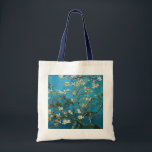 Bolso De Tela Vincent van Gogh, floreciente árbol de almendros<br><div class="desc">Vincent van Gogh,  floreciente árbol de almendros</div>