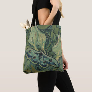 Bolso De Tela Vincent van Gogh - Gran polilla pavo real
