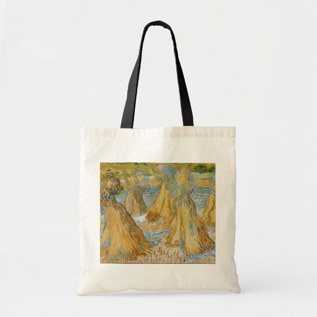 Bolso De Tela Vincent van Gogh - Hojas de Trigo (Frente)