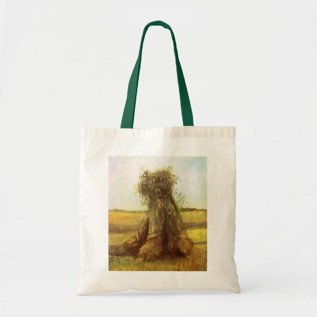 Bolso De Tela Vincent van Gogh - Hojas de Trigo (Frente)