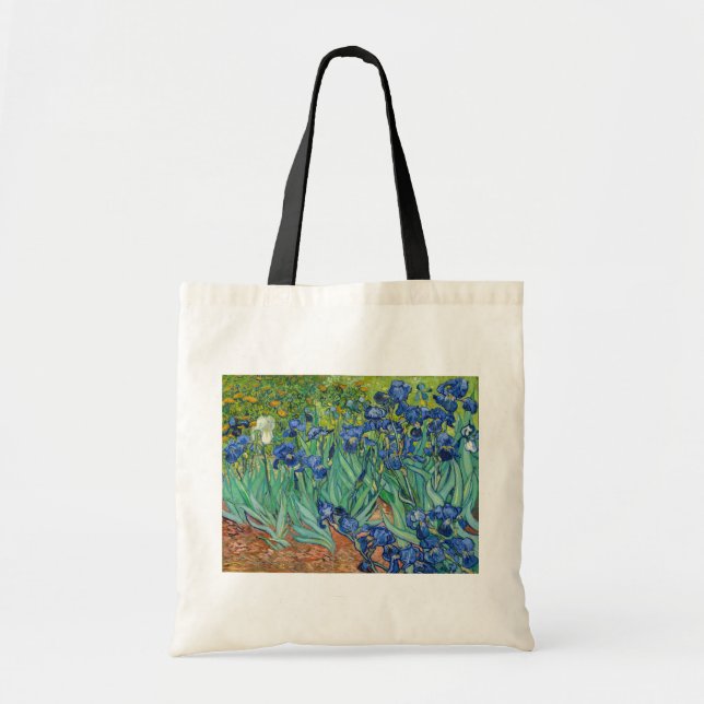 Bolso De Tela Vincent Van Gogh - Irises (Frente)