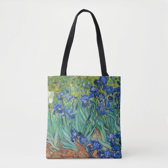 Bolso De Tela Vincent Van Gogh - Irises (Anverso)