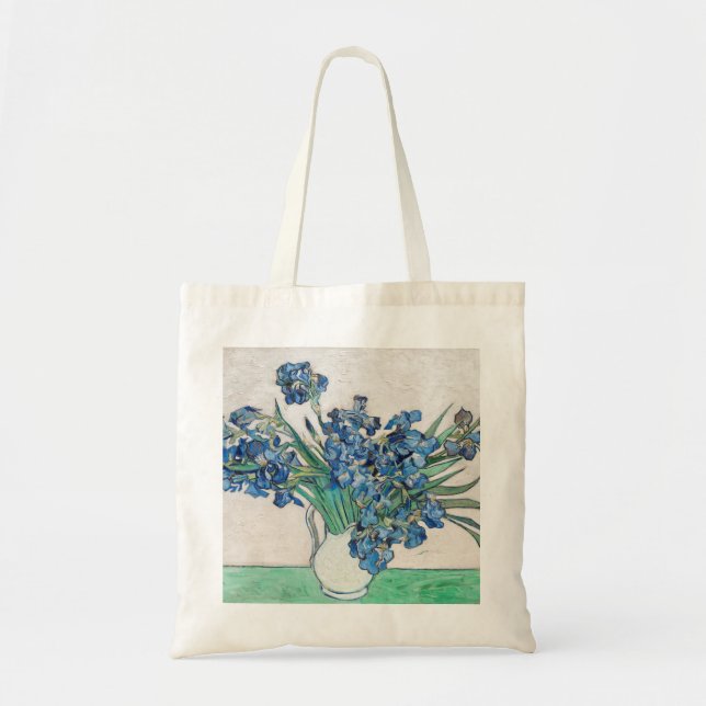 Bolso De Tela Vincent Van Gogh. Irlandeses. Floral impresionista (Frente)