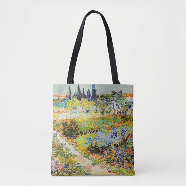 Bolso De Tela Vincent van Gogh - Jardín de Arles (Anverso)