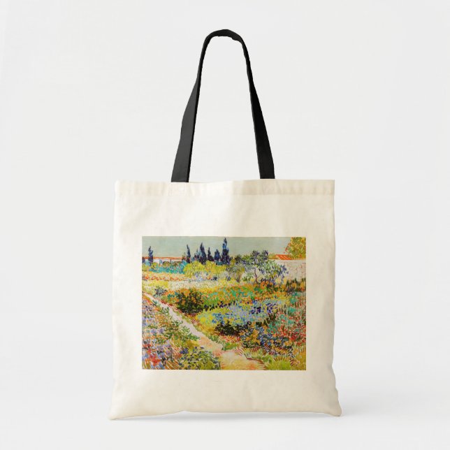 Bolso De Tela Vincent van Gogh - Jardín de Arles (Frente)