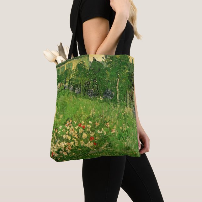 Bolso De Tela Vincent van Gogh - Jardín de Daubigny (Detalle)