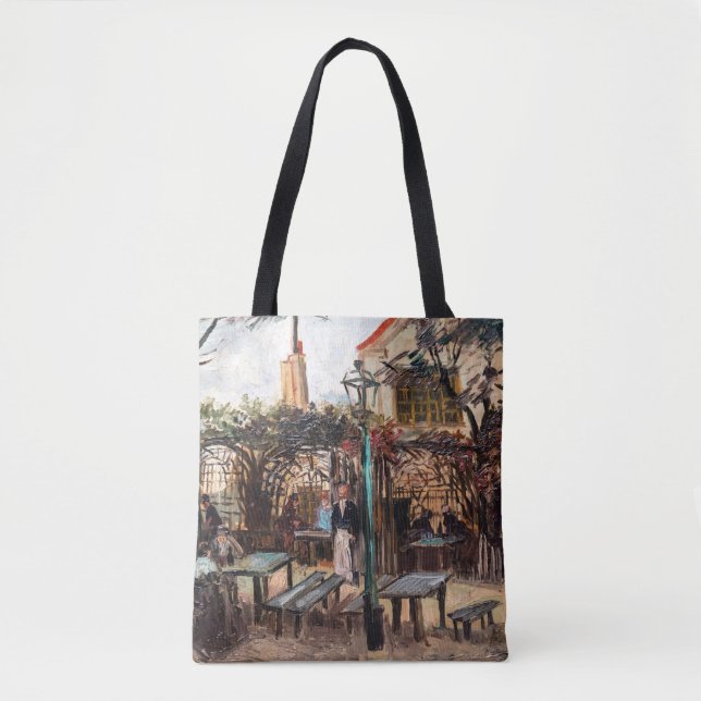 Bolso De Tela Vincent Van Gogh - La Guinguette en Montmartre (Anverso)