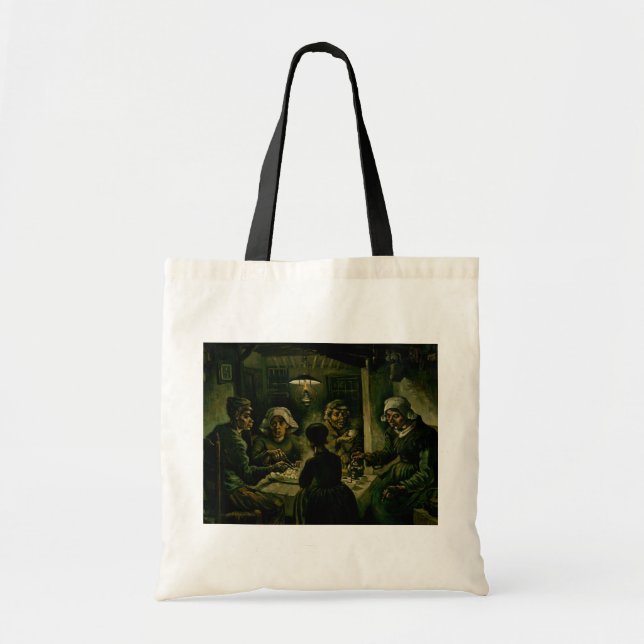 Bolso De Tela Vincent van Gogh - Los comedores de papa (Frente)