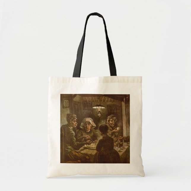 Bolso De Tela Vincent van Gogh - Los comedores de papa (Frente)
