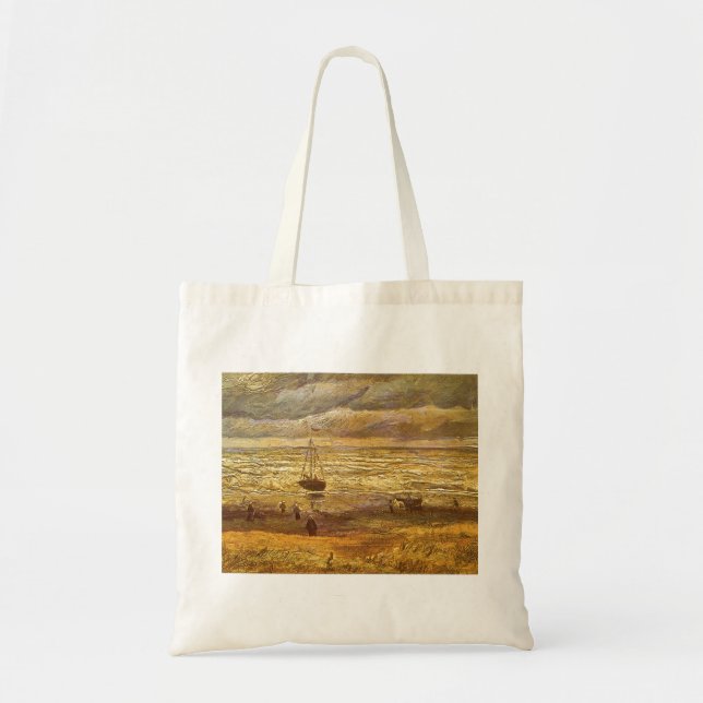 Bolso De Tela Vincent van Gogh - Mar en Scheveningen (Frente)