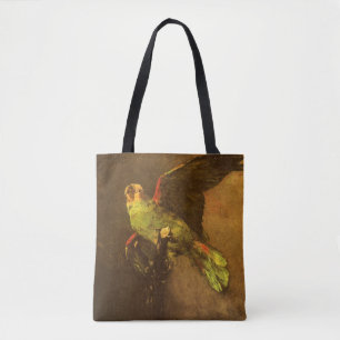 Bolso De Tela Vincent van Gogh - Naturaleza muerta con loro verd